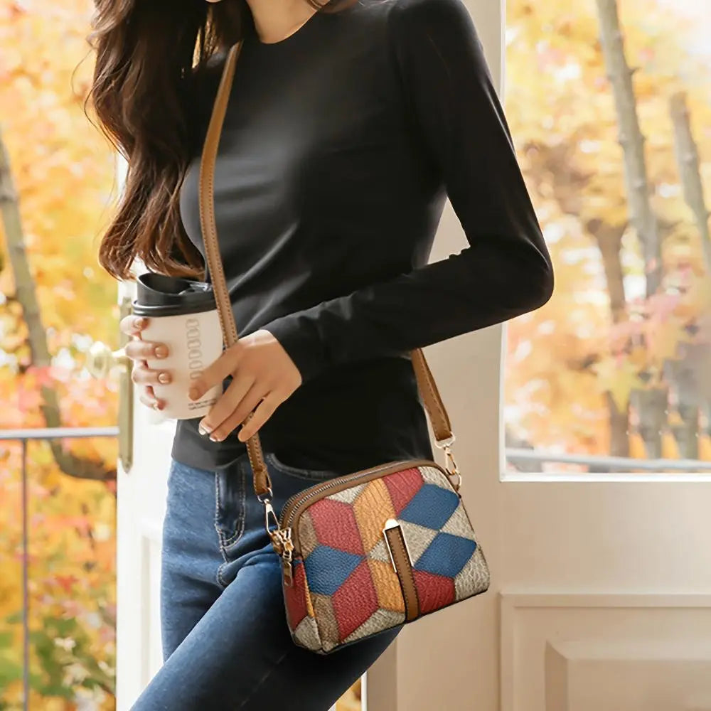 Stilla | Patchwork Min Crossbody Bag