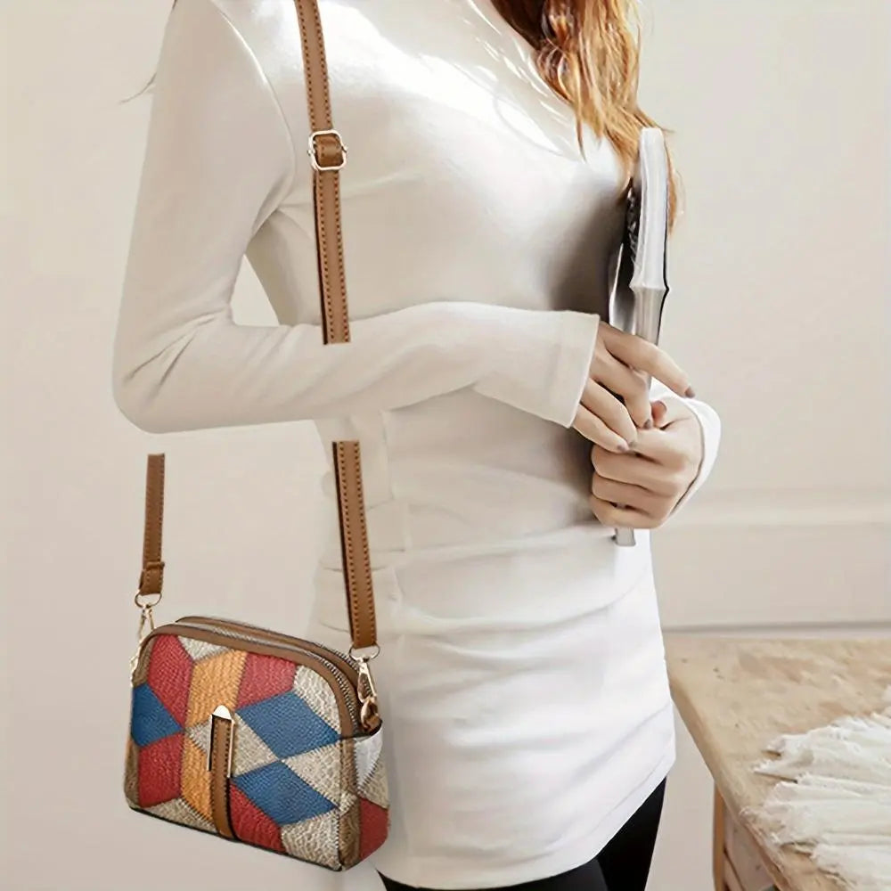 Stilla | Patchwork Min Crossbody Bag