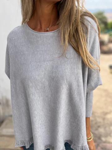 Stilla | Rundhalset Pullover
