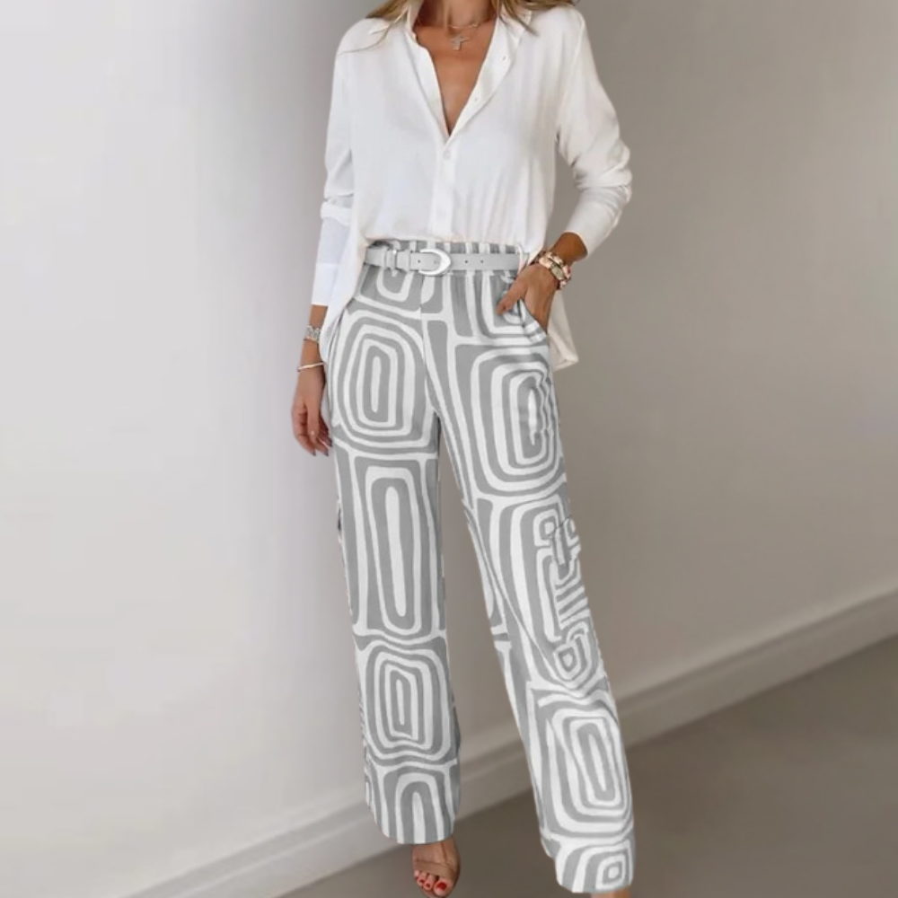 Stilla | Stilfuldt Dame Sæt Til En Elegant Look
