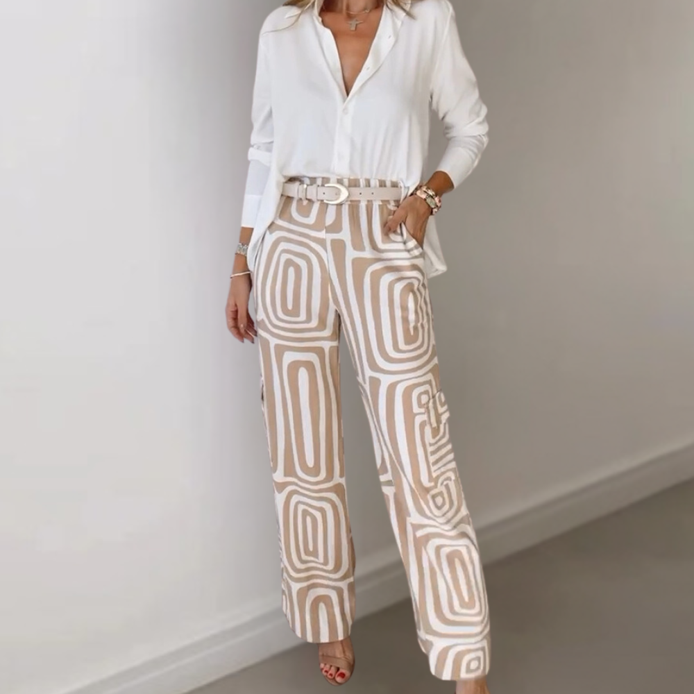 Stilla | Stilfuldt Dame Sæt Til En Elegant Look