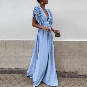 Stilla | Elegante Kjole Med Volangærmer