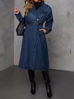 Stilla | Up Langærmet Longline Denimjakke Online