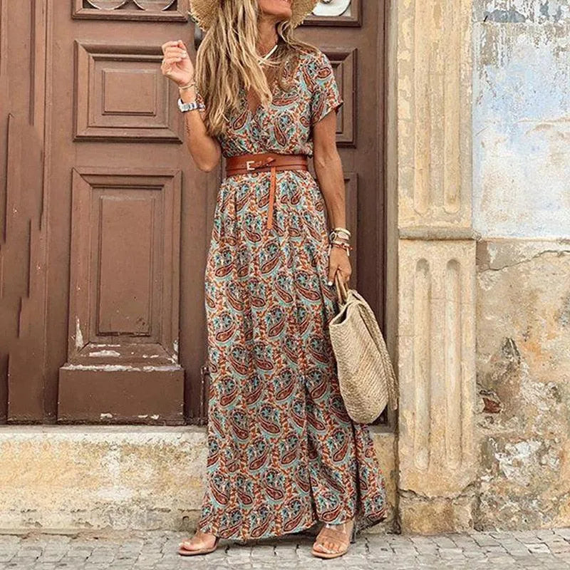 Stilla | Bohemian Maxi Kjole på udsalg
