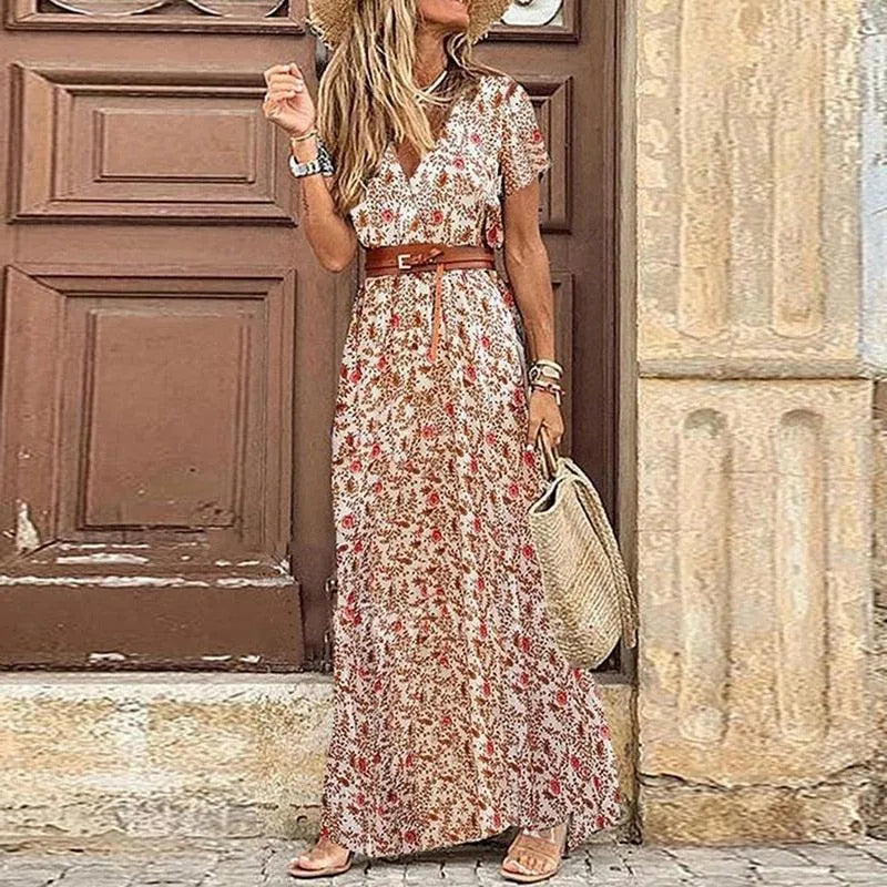 Stilla | Bohemian Maxi Kjole på udsalg