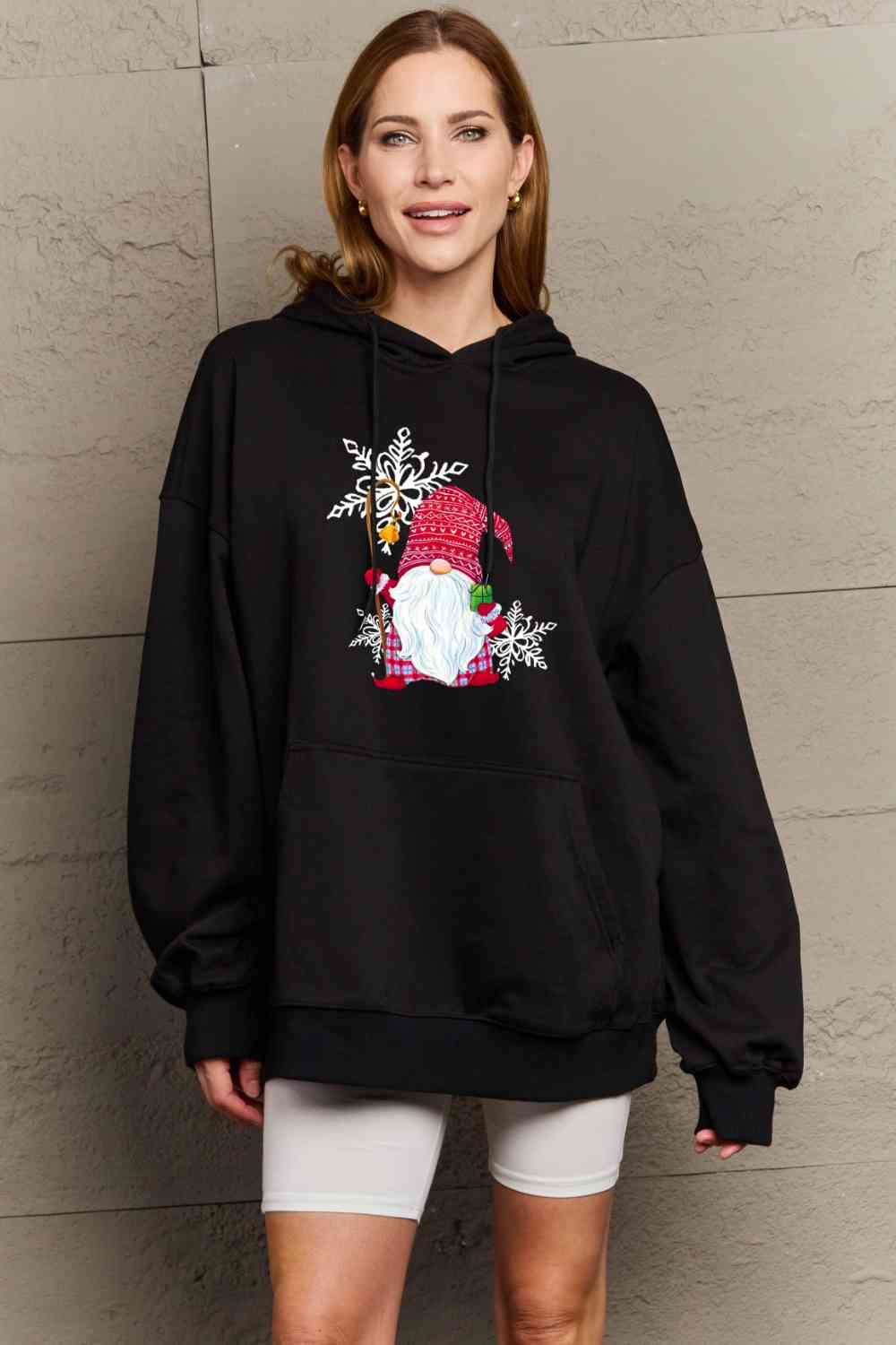 Stilla | Love Full Size Grafisk Hoodie Online