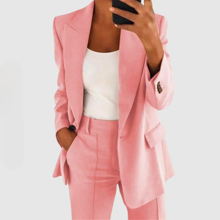 Stilla | Sofistikeret Stil Chic Blazer Sæt