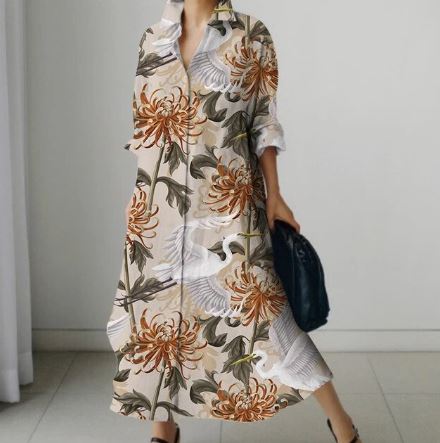 Stilla | Elegante Blomster Sommer Kjoler Rabat