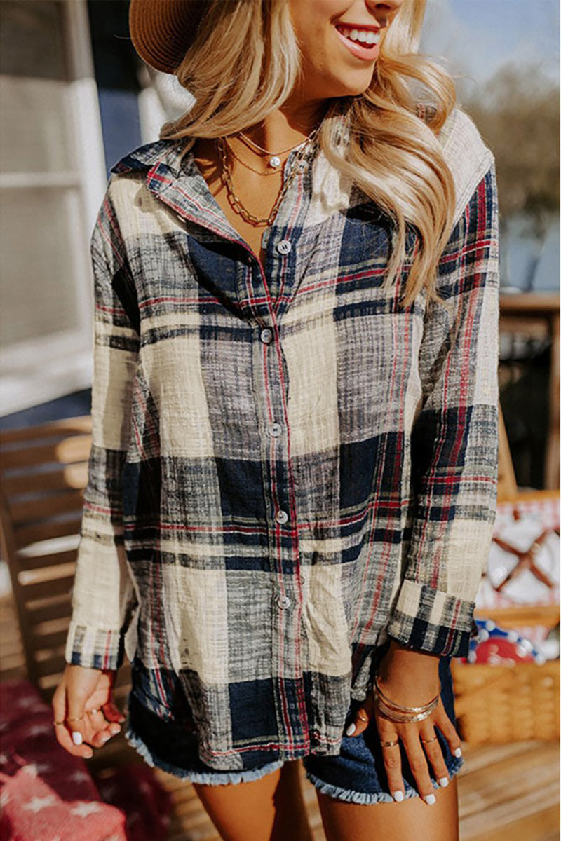 Stilla | Sig Hej Plaid Knap Skjorte