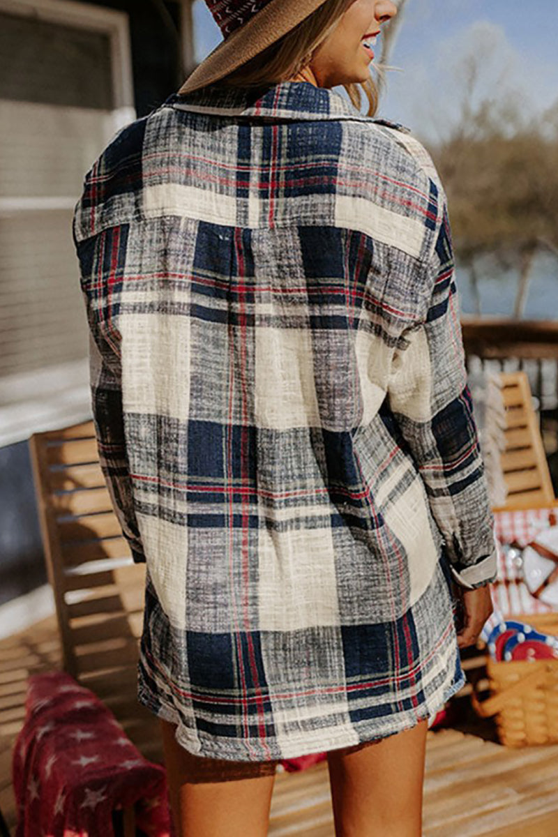 Stilla | Sig Hej Plaid Knap Skjorte