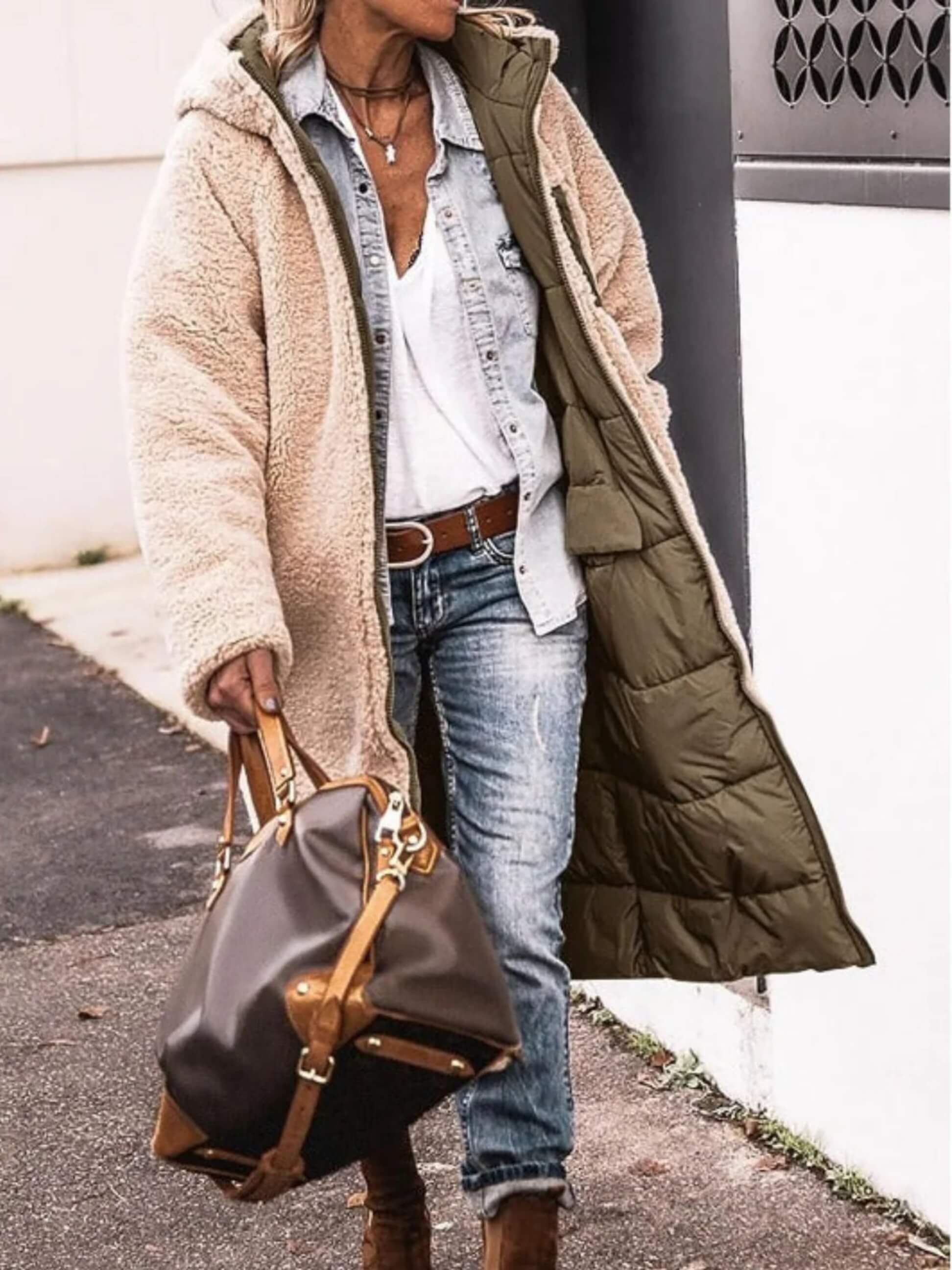 Stilla | Stella Vendbar Chic Jakke Online salg