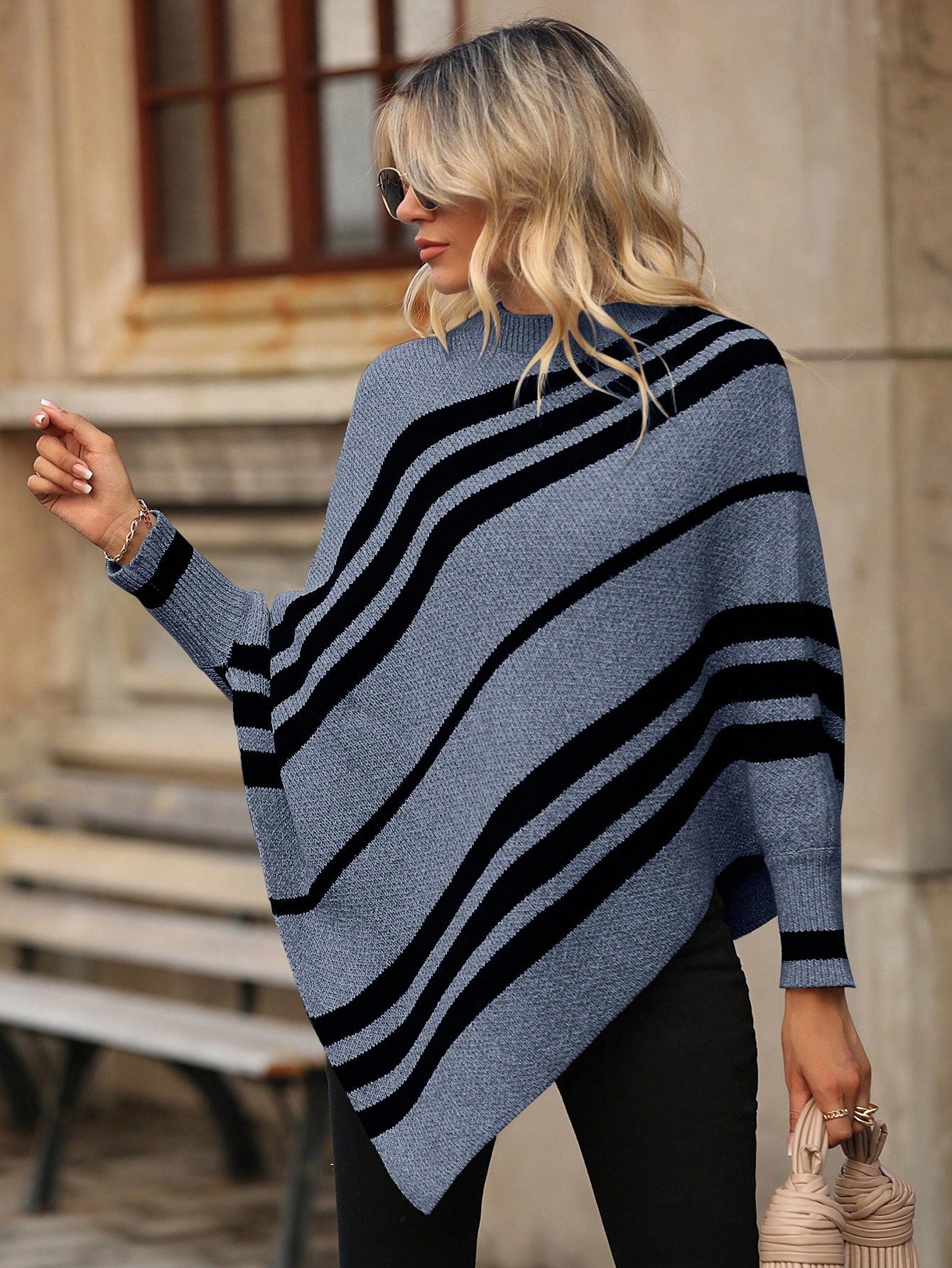 Stilla | Trøje Afslappet Asymmetrisk Sweatshirt Online salg