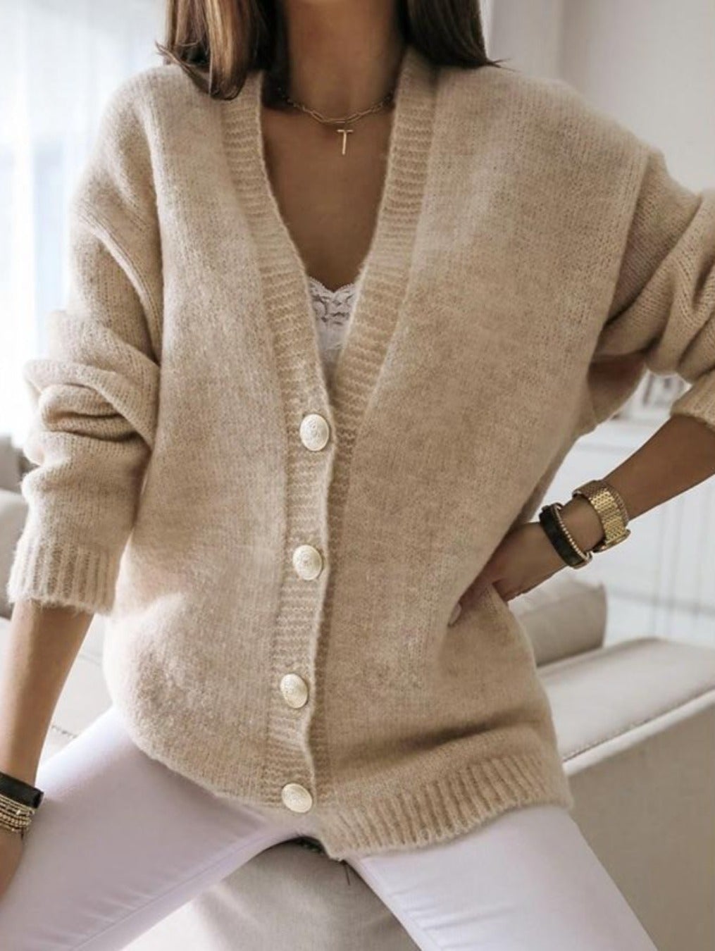 Stilla | Modetrend løs strik cardigan