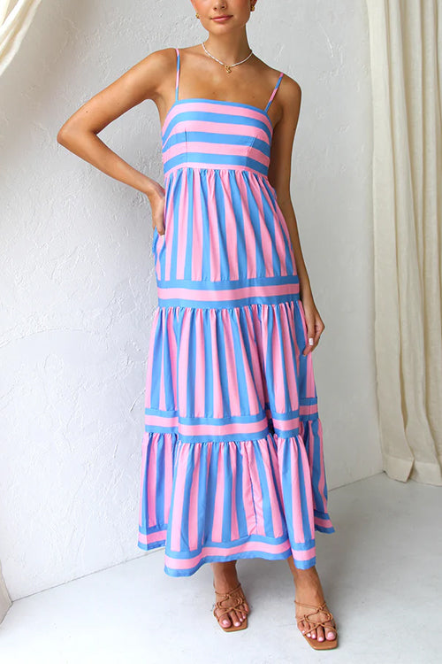 Stilla | Chic Stribet Sommerkjole