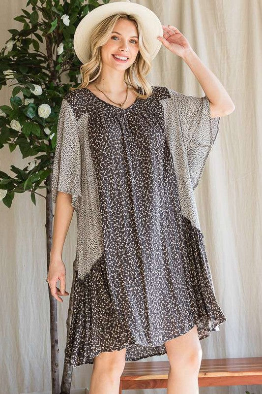 Stilla | Print Ruffle Kjole