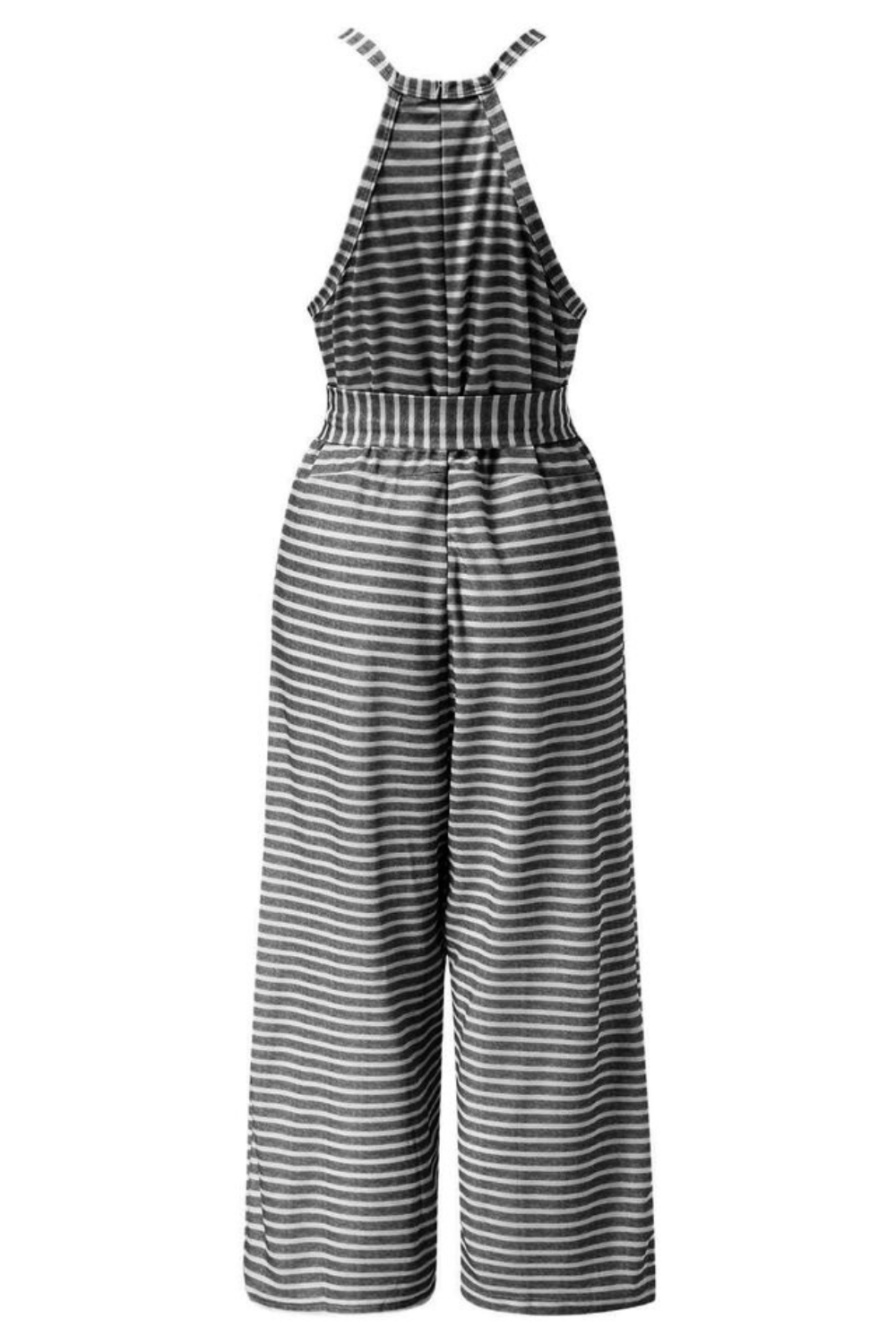 Stilla | Stribet Jumpsuit i Bomuld Udsalg