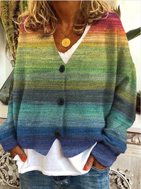 Stilla | Blød Cardigan Med Print til Kvinder Online nu