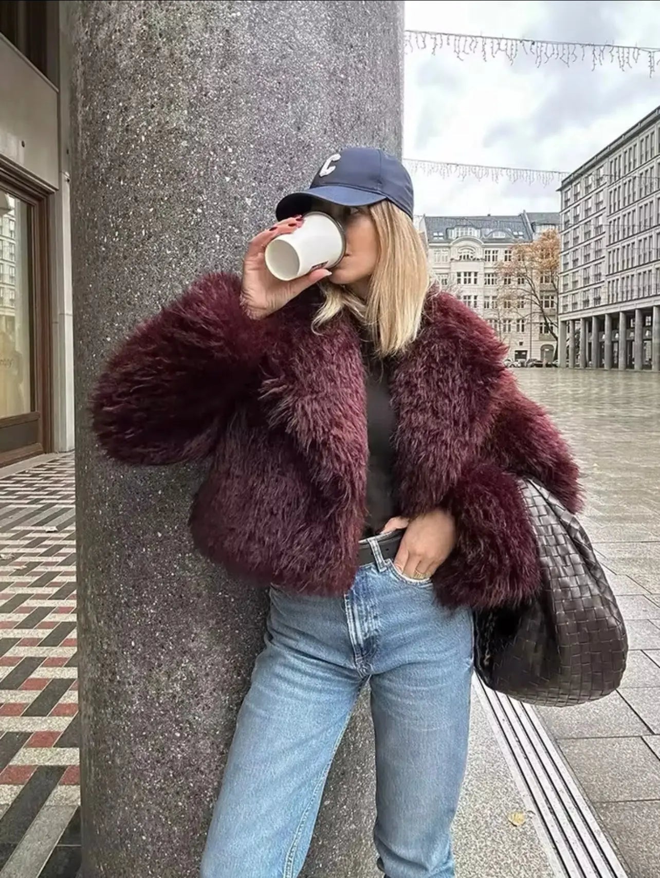 Stilla | Kunsfur Jakke Limited Edition