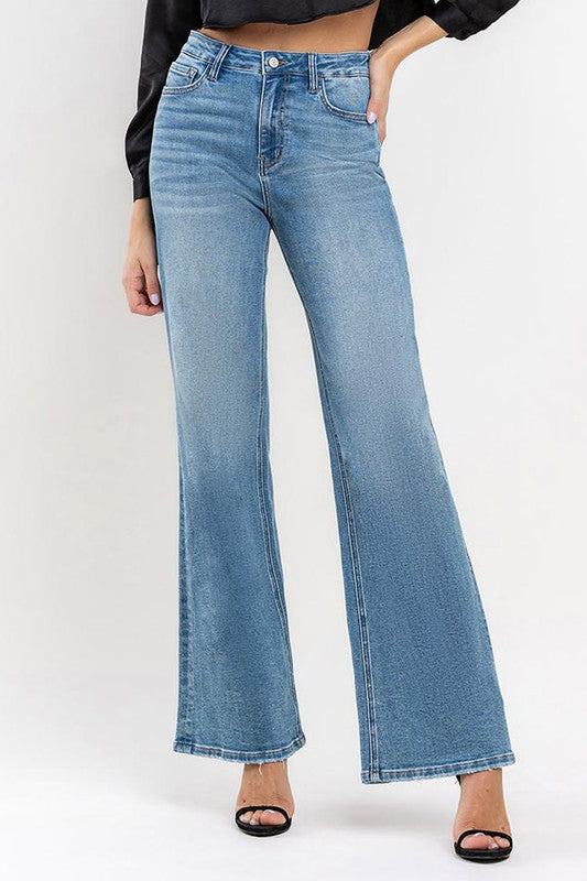 Stilla | Rise Wide Leg Jeans