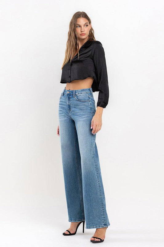 Stilla | Rise Wide Leg Jeans