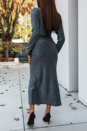 Stilla | Gade Solid Patchwork V-hals Talje Nederdel Kjoler