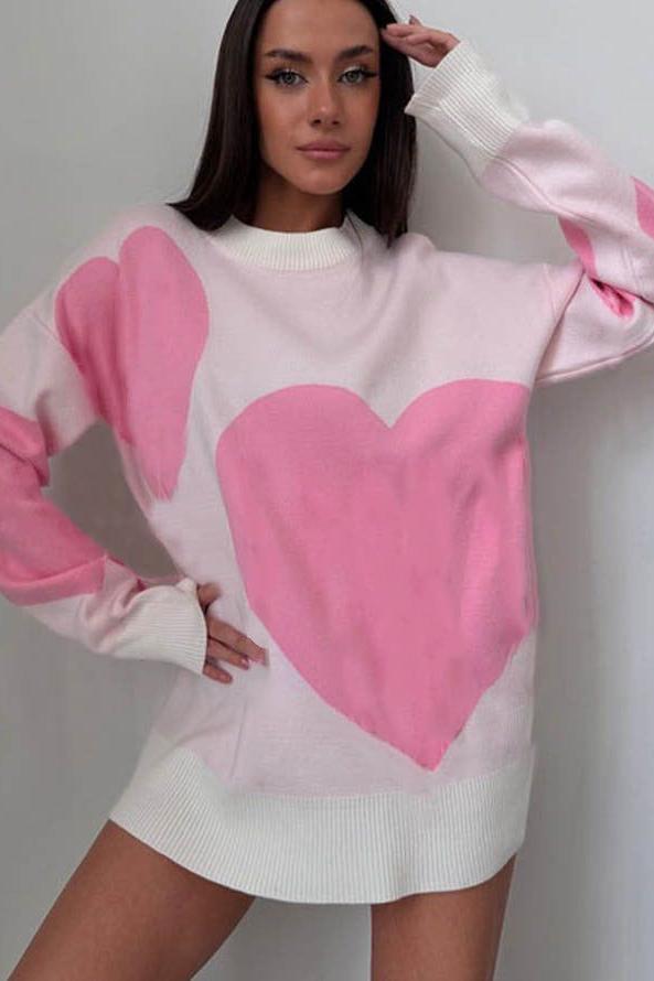 Stilla | Love Frynse Rund Hals Pullover Sweater