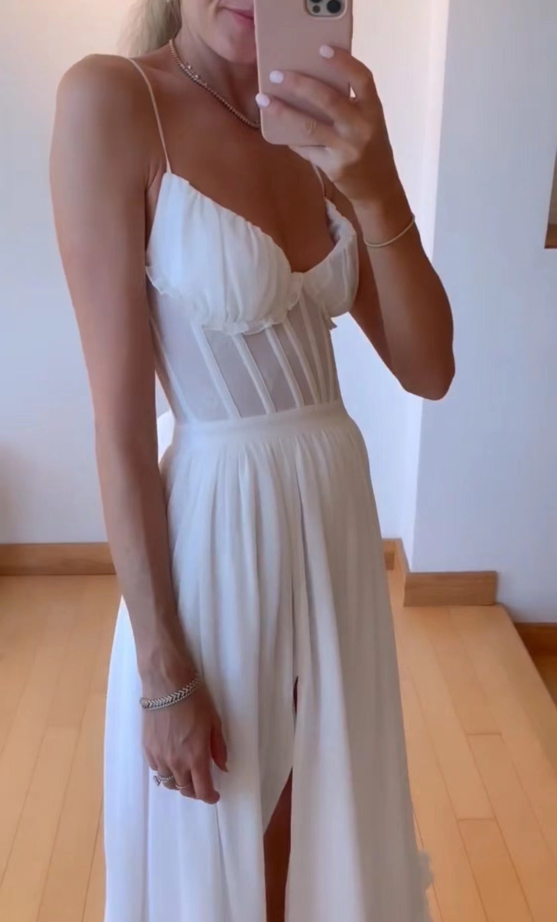 Stilla | Bandeau Ensfarvet Strand Ferie Maxi Kjole Mode