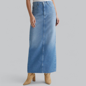 Stilla | Lang Jeans Nederdel Til Damer