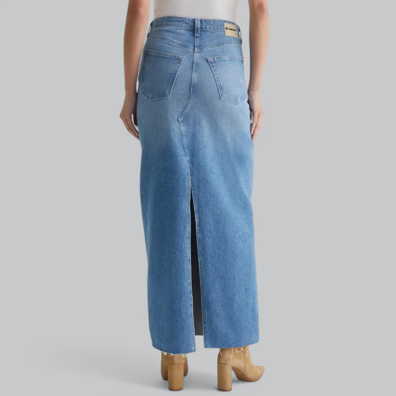 Stilla | Lang Jeans Nederdel Til Damer