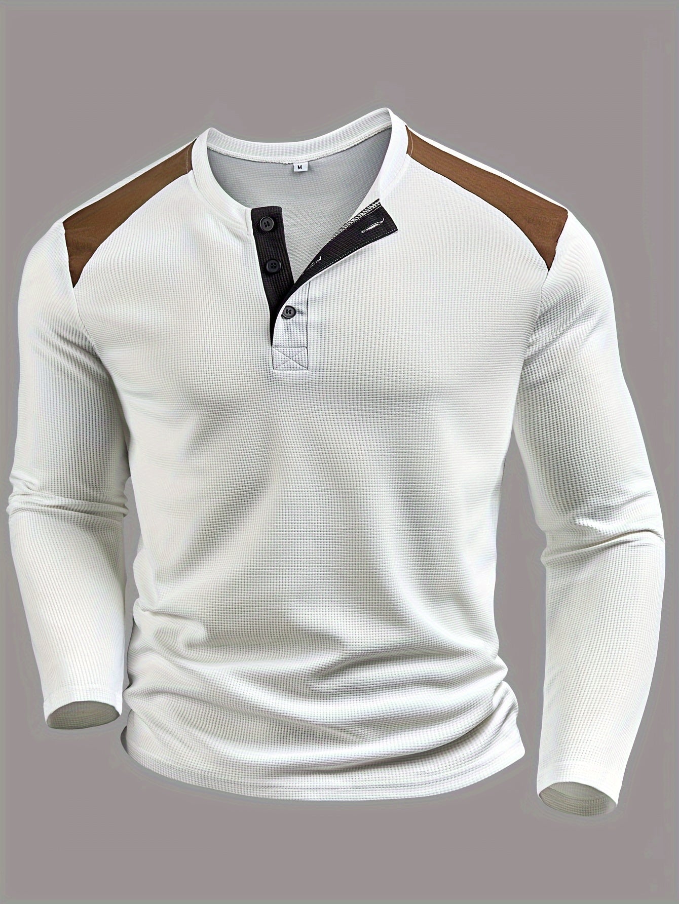 Stilla | Waffle Knit Henley Shirt