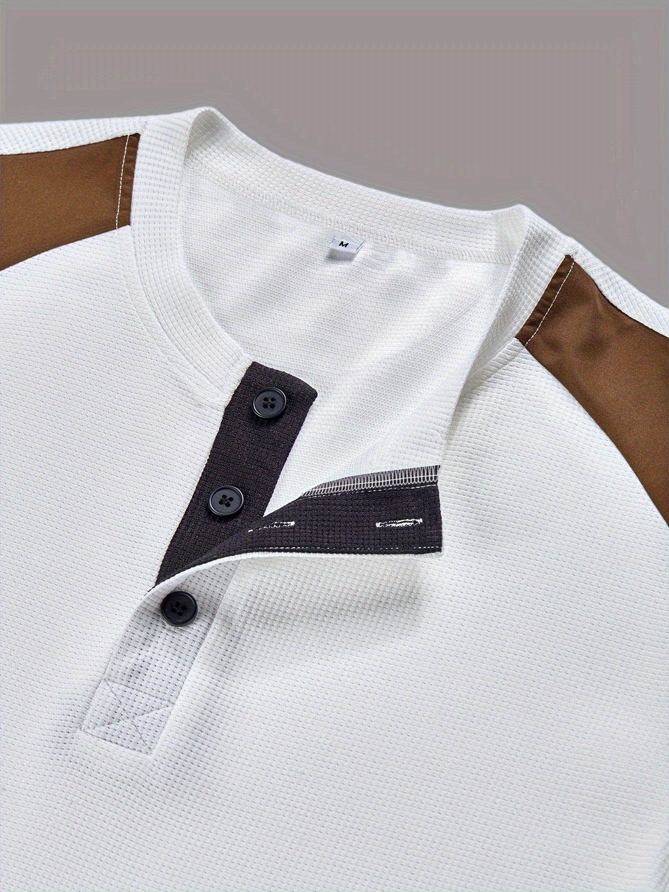 Stilla | Waffle Knit Henley Shirt