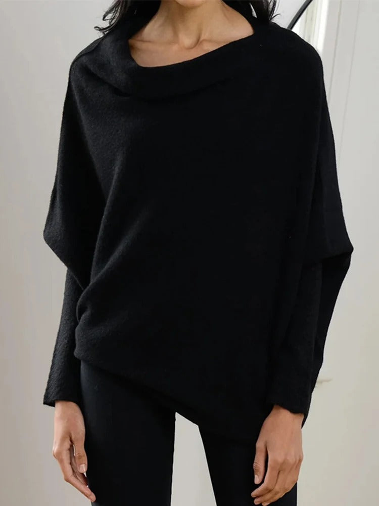 Stilla | Draperet Asymmetrisk Bluse på udsalg