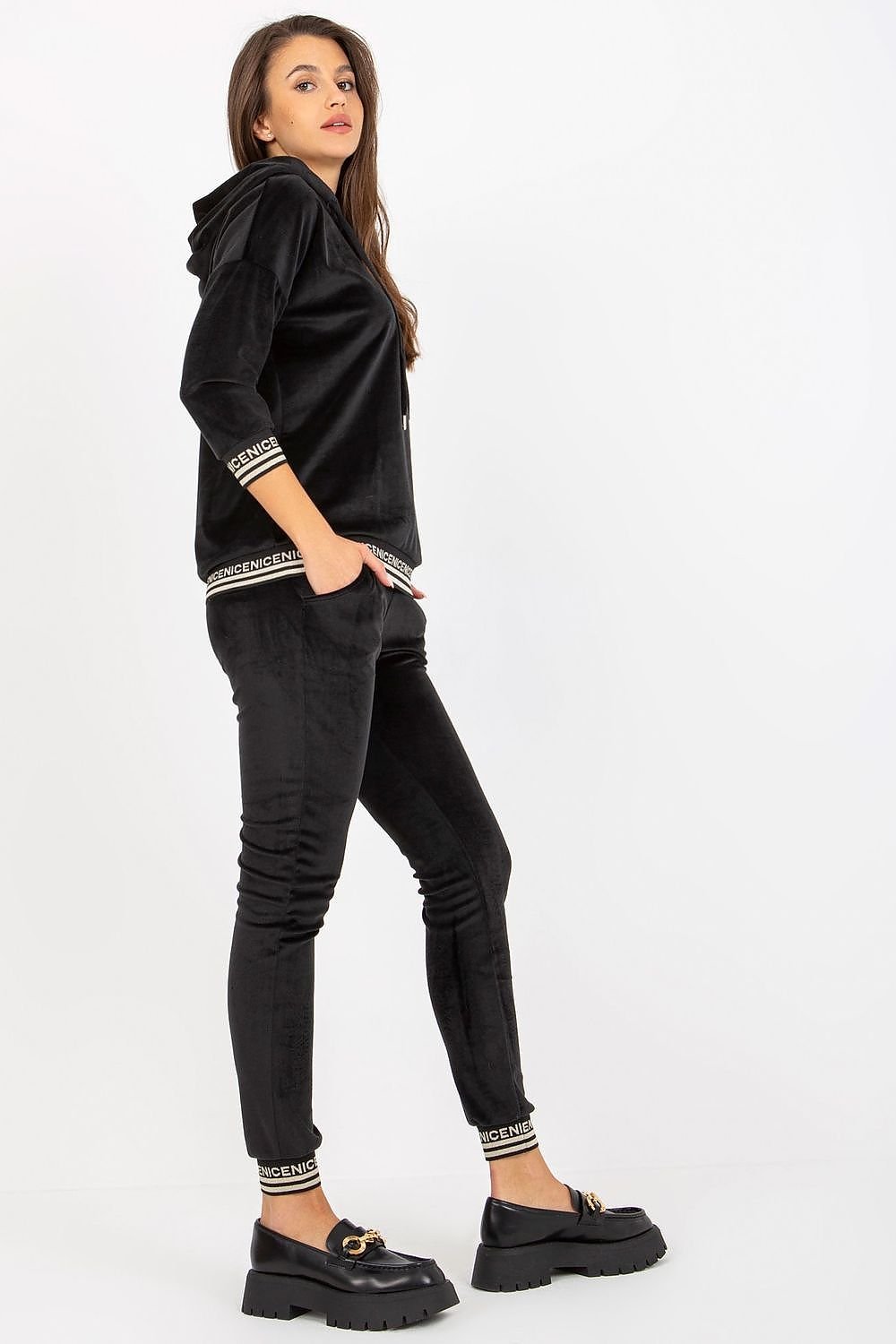 Stilla | Print Cuff Velour Loungewear Sæt Relevance