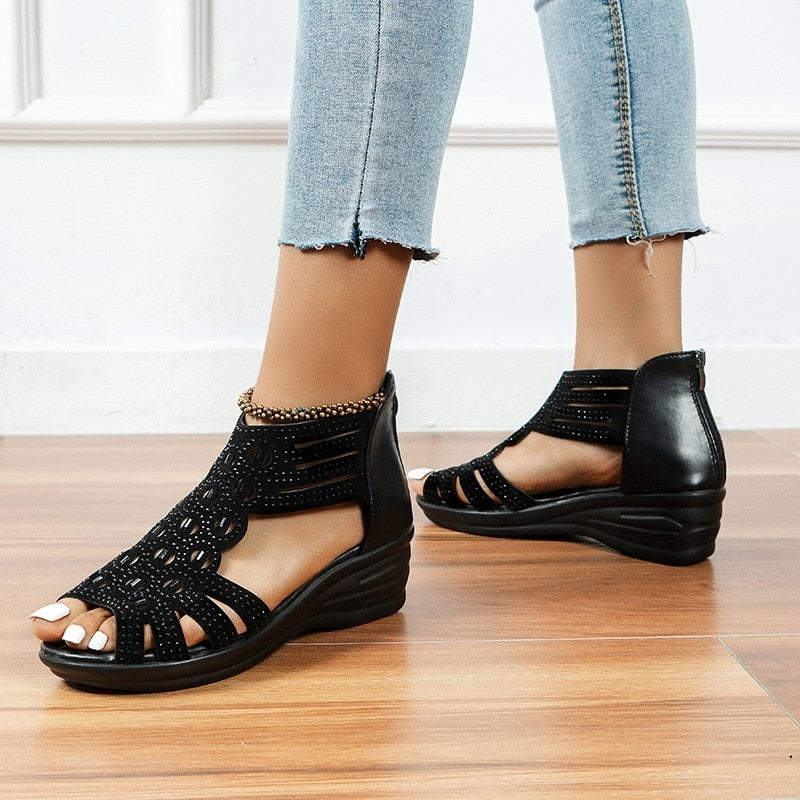 Stilla | Roman Thred Lav kile sandaler