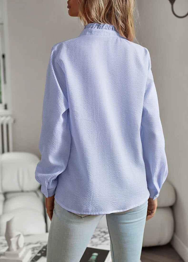 Stilla | Elegant Langærmet Skjorte