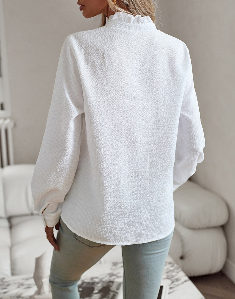 Stilla | Elegant Langærmet Skjorte