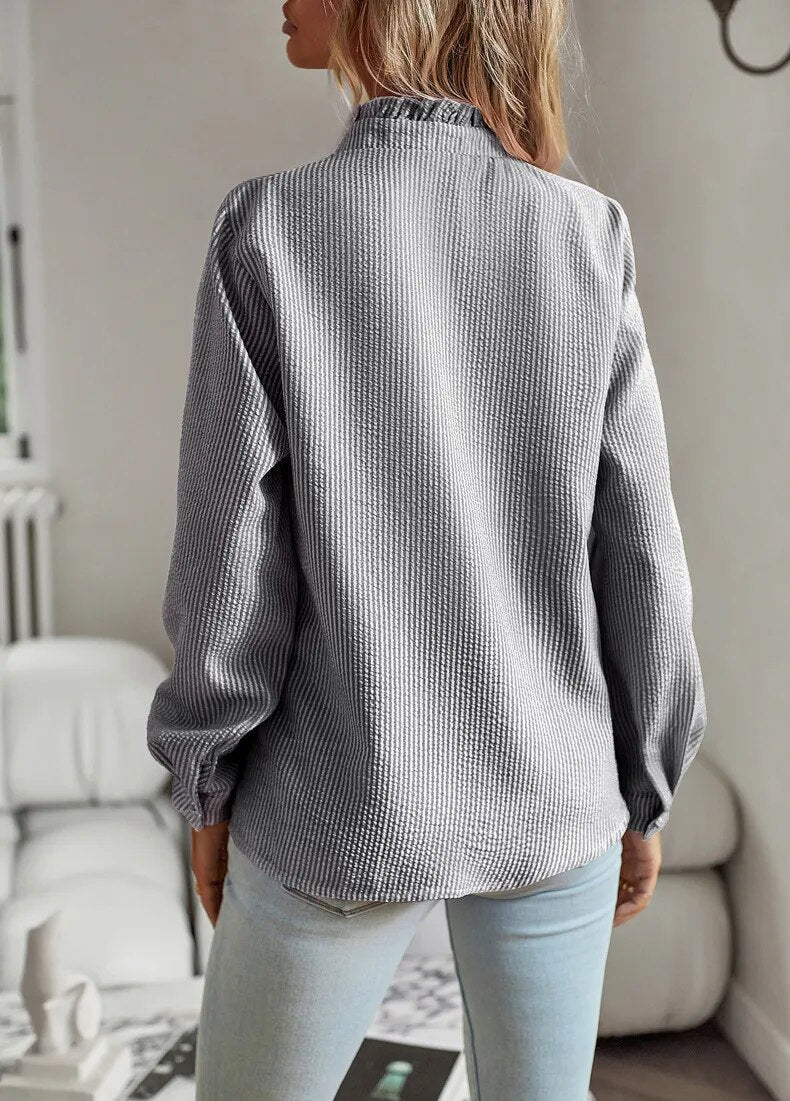 Stilla | Elegant Langærmet Skjorte