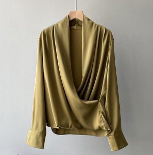 Stilla | Glat Satin Bluse Online nu