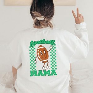 Stilla | Mama Football Front & Back Sweatshirt