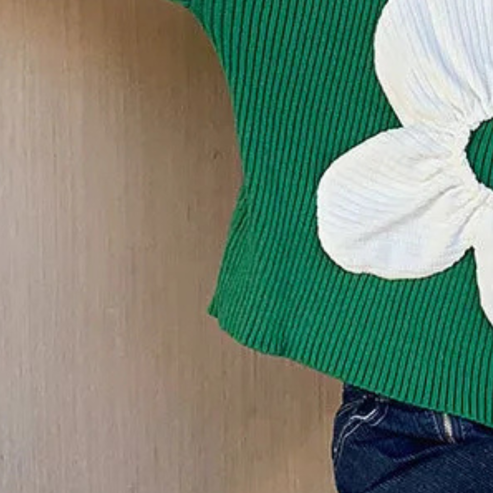 Stilla | Blomstret Sweater Med V-Udskæring Til Damer Online Hot Salg