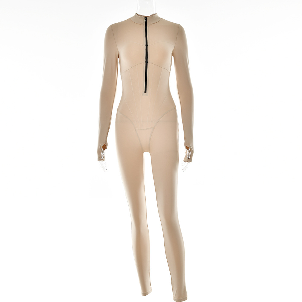 Stilla | Stram Jumpsuit Med Lynlås
